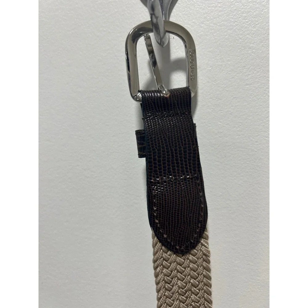 Mens ZepPro Tan leather belt‎ size 42